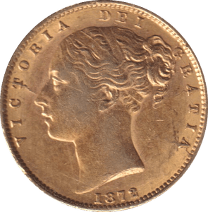 1872 GOLD SOVEREIGN ( EF ) DIE 72 - SOVEREIGN - Cambridgeshire Coins