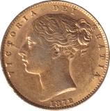 1872 GOLD SOVEREIGN ( EF ) DIE 72 - SOVEREIGN - Cambridgeshire Coins