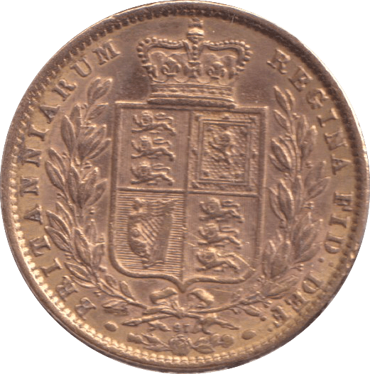 1872 GOLD SOVEREIGN ( EF ) DIE 97 - SOVEREIGN - Cambridgeshire Coins
