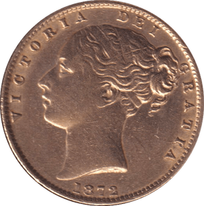 1872 GOLD SOVEREIGN ( EF ) DIE 97 - SOVEREIGN - Cambridgeshire Coins