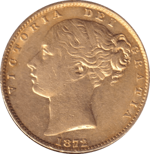 1872 GOLD SOVEREIGN ( EF ) MELBOURNE MINT - SOVEREIGN - Cambridgeshire Coins