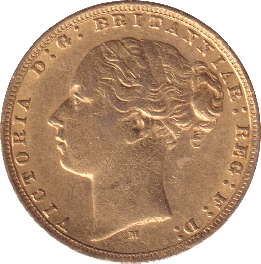 1872 GOLD SOVEREIGN ( EF ) M - SOVEREIGN - Cambridgeshire Coins