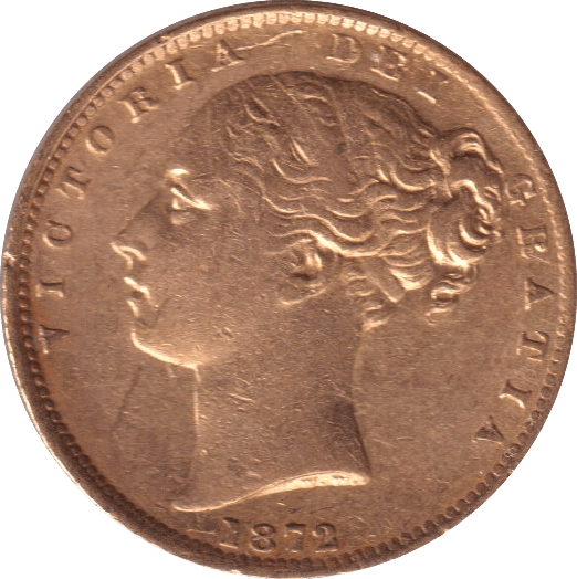 1872 GOLD SOVEREIGN ( EF ) - SOVEREIGN - Cambridgeshire Coins