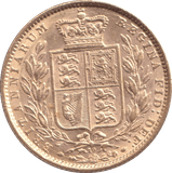 1872 GOLD SOVEREIGN ( EF ) - SOVEREIGN - Cambridgeshire Coins