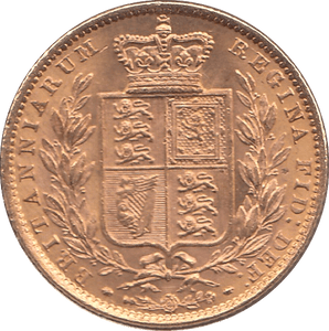 1872 GOLD SOVEREIGN ( EF ) - SOVEREIGN - Cambridgeshire Coins