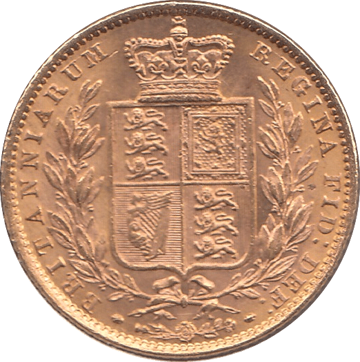 1872 GOLD SOVEREIGN ( EF ) - SOVEREIGN - Cambridgeshire Coins