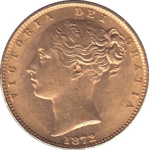 1872 GOLD SOVEREIGN ( EF ) - SOVEREIGN - Cambridgeshire Coins