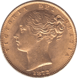 1872 GOLD SOVEREIGN ( EF ) - SOVEREIGN - Cambridgeshire Coins