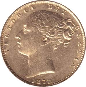 1872 GOLD SOVEREIGN ( EF ) - SOVEREIGN - Cambridgeshire Coins