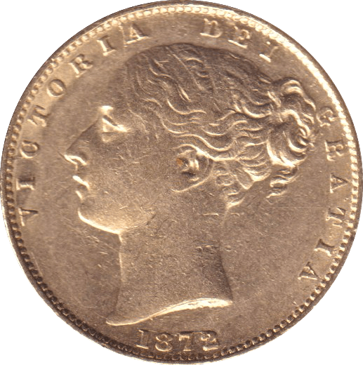 1872 GOLD SOVEREIGN ( EF ) - SOVEREIGN - Cambridgeshire Coins