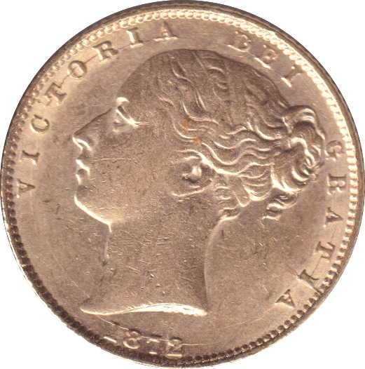 1872 GOLD SOVEREIGN ( EF ) - SOVEREIGN - Cambridgeshire Coins