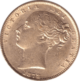 1872 GOLD SOVEREIGN ( EF ) - SOVEREIGN - Cambridgeshire Coins