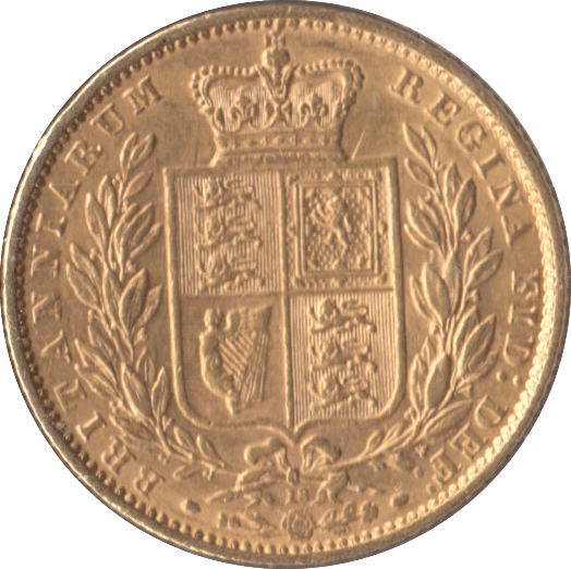 1872 GOLD SOVEREIGN ( GVF ) DIE 18 - SOVEREIGN - Cambridgeshire Coins