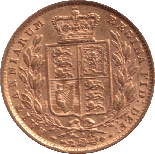 1872 GOLD SOVEREIGN ( GVF ) DIE 3 - Sovereign - Cambridgeshire Coins