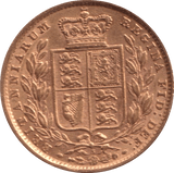 1872 GOLD SOVEREIGN ( GVF ) DIE 3 - Sovereign - Cambridgeshire Coins