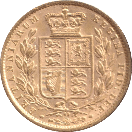 1872 GOLD SOVEREIGN ( GVF ) DIE 49 - SOVEREIGN - Cambridgeshire Coins
