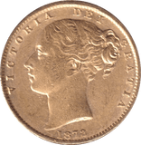 1872 GOLD SOVEREIGN ( GVF ) DIE 49 - SOVEREIGN - Cambridgeshire Coins