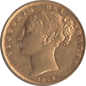 1872 GOLD SOVEREIGN ( GVF ) DIE 62 - SOVEREIGN - Cambridgeshire Coins