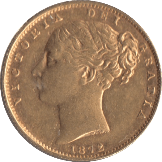 1872 GOLD SOVEREIGN ( GVF ) DIE 62 - SOVEREIGN - Cambridgeshire Coins