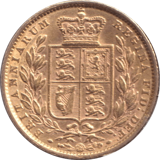 1872 GOLD SOVEREIGN ( GVF ) DIE 6 - SOVEREIGN - Cambridgeshire Coins