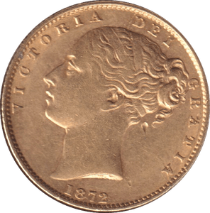 1872 GOLD SOVEREIGN ( GVF ) - SOVEREIGN - Cambridgeshire Coins