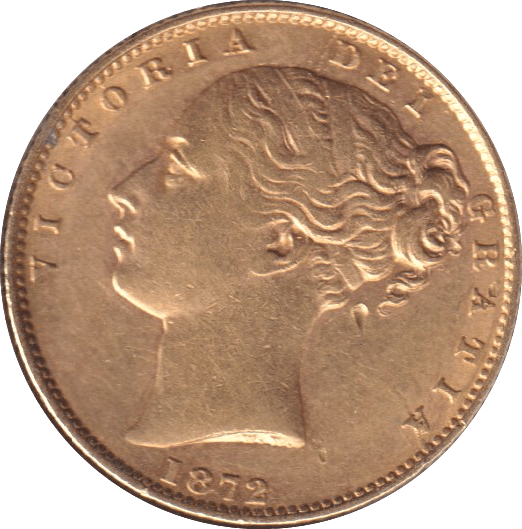 1872 GOLD SOVEREIGN ( GVF ) - SOVEREIGN - Cambridgeshire Coins