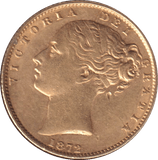 1872 GOLD SOVEREIGN ( GVF ) - SOVEREIGN - Cambridgeshire Coins
