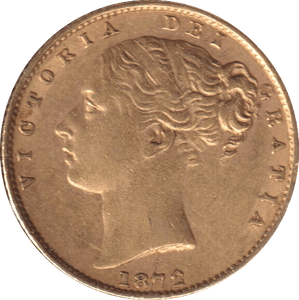 1872 GOLD SOVEREIGN ( GVF ) - SOVEREIGN - Cambridgeshire Coins