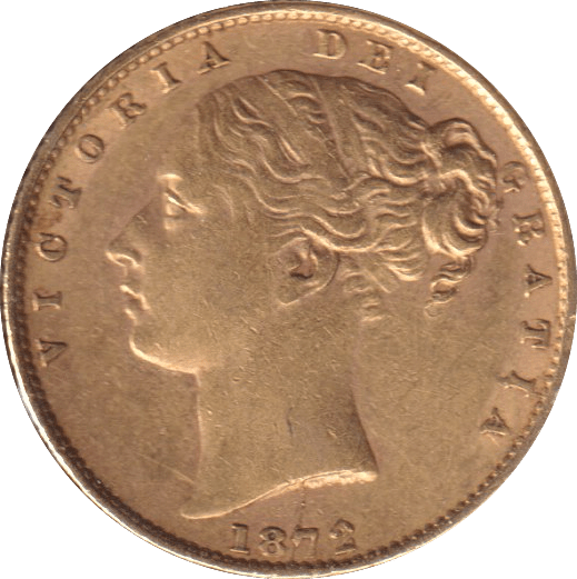 1872 GOLD SOVEREIGN ( GVF ) - SOVEREIGN - Cambridgeshire Coins