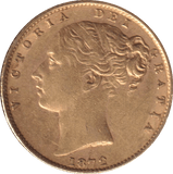 1872 GOLD SOVEREIGN ( GVF ) - SOVEREIGN - Cambridgeshire Coins