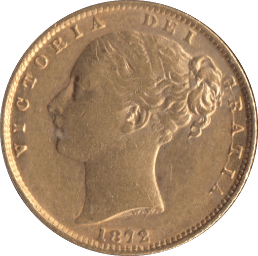 1872 GOLD SOVEREIGN ( GVF ) SYDNEY MINT - SOVEREIGN - Cambridgeshire Coins