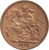 1872 GOLD SOVEREIGN ( VF ) - SOVEREIGN - Cambridgeshire Coins