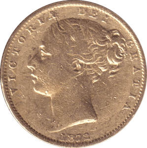 1872 GOLD SOVEREIGN ( VF ) - SOVEREIGN - Cambridgeshire Coins