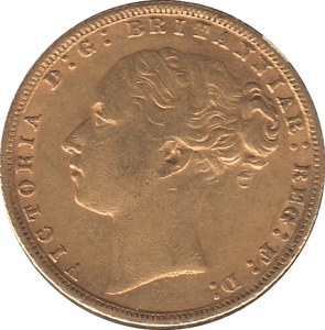 1872 GOLD SOVEREIGN ( VF ) - SOVEREIGN - Cambridgeshire Coins