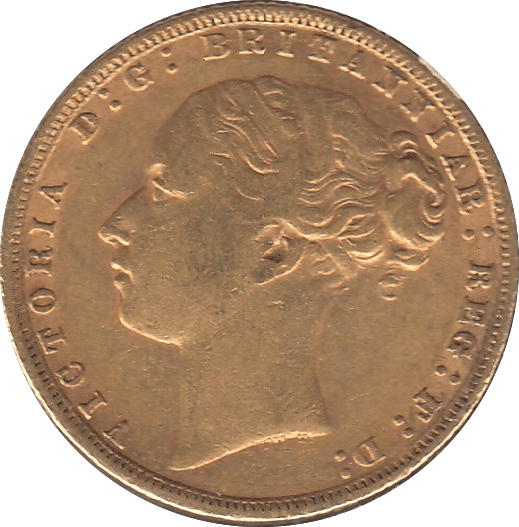 1872 GOLD SOVEREIGN ( VF ) - SOVEREIGN - Cambridgeshire Coins