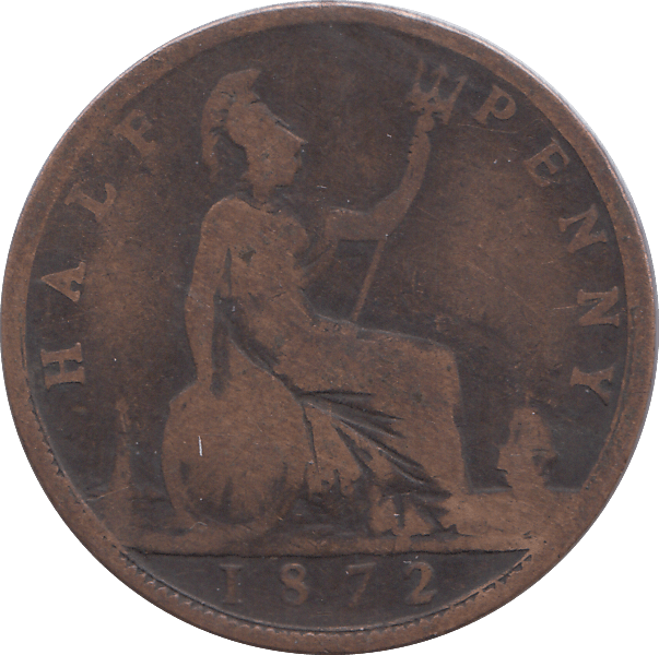 1872 HALFPENNY ( FAIR ) - HALFPENNY - Cambridgeshire Coins