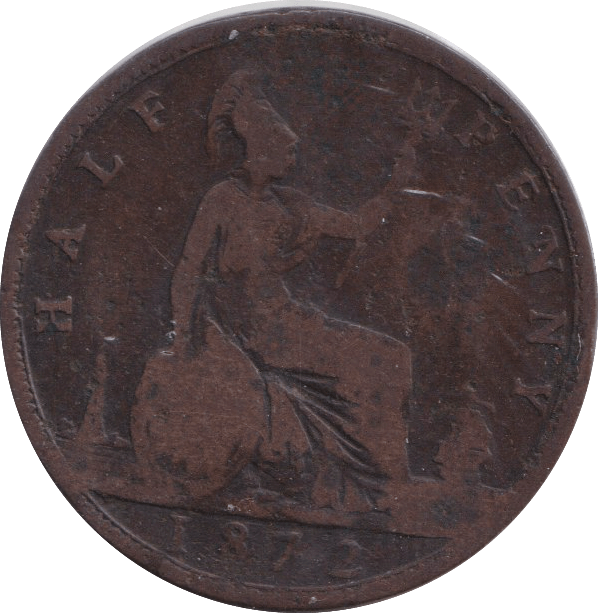 1872 HALFPENNY ( NF ) - HALFPENNY - Cambridgeshire Coins