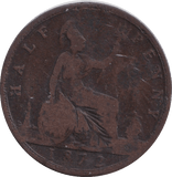 1872 HALFPENNY ( NF ) - HALFPENNY - Cambridgeshire Coins