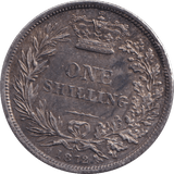 1872 ONE SHILLING ( EF ) - HALFPENNY - Cambridgeshire Coins