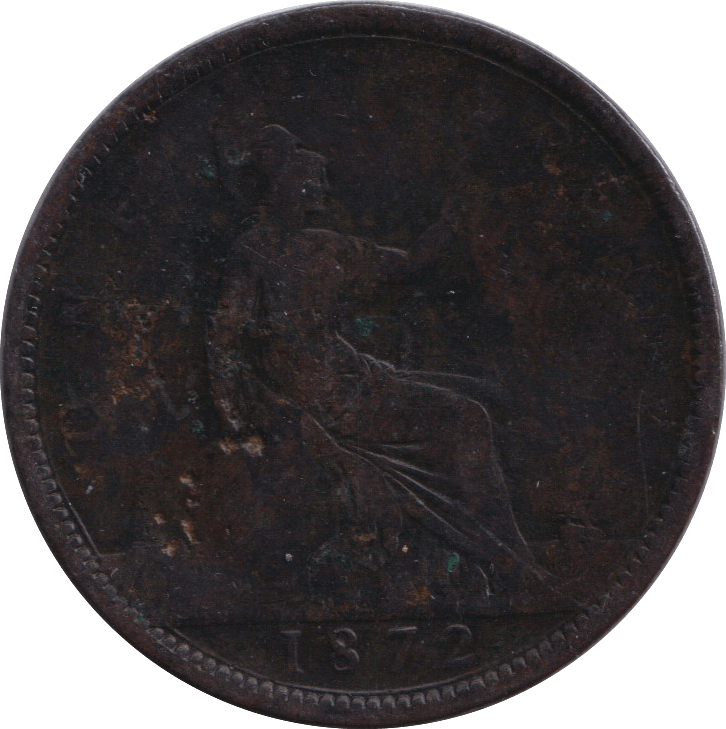 1872 PENNY ( FINE ) - PENNY - Cambridgeshire Coins
