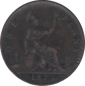 1872 PENNY ( GF ) - PENNY - Cambridgeshire Coins