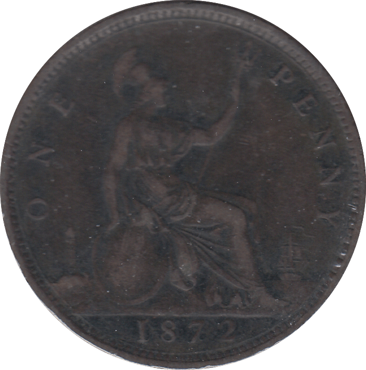 1872 PENNY ( GF ) - PENNY - Cambridgeshire Coins