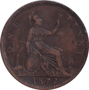 1872 PENNY ( GF ) - PENNY - Cambridgeshire Coins