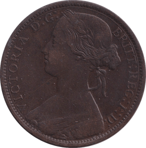 1872 PENNY ( VF ) - PENNY - Cambridgeshire Coins