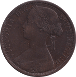 1872 PENNY ( VF ) - PENNY - Cambridgeshire Coins