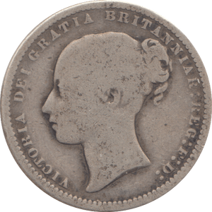 1872 SHILLING DIE 2 ( NF ) - SHILLING - Cambridgeshire Coins