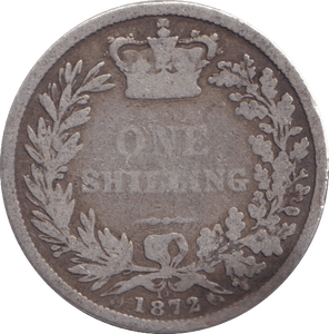 1872 SHILLING ( FAIR ) 1 - SHILLING - Cambridgeshire Coins