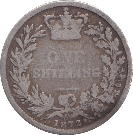 1872 SHILLING ( FAIR ) 1 - SHILLING - Cambridgeshire Coins