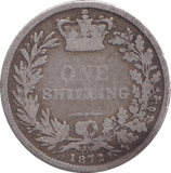 1872 SHILLING ( FAIR ) 1 - SHILLING - Cambridgeshire Coins