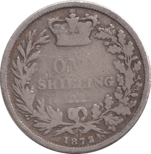 1872 SHILLING ( FAIR ) 2 - SHILLING - Cambridgeshire Coins